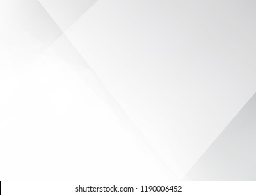 Abstract White and gray color technology modern background design vector Illustration