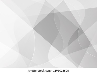Abstract White and gray color technology modern background design vector Illustration
