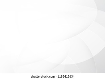 Abstract White and gray color technology modern background design vector Illustration
