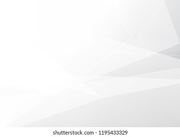 Abstract White and gray color technology modern background design vector Illustration
