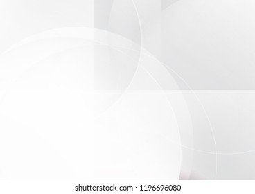 Abstract White and gray color technology modern background design vector Illustration
