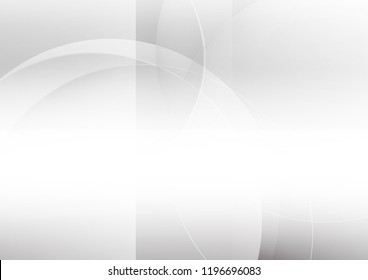 Abstract White and gray color technology modern background design vector Illustration
