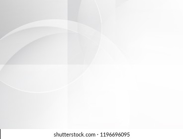 Abstract White and gray color technology modern background design vector Illustration
