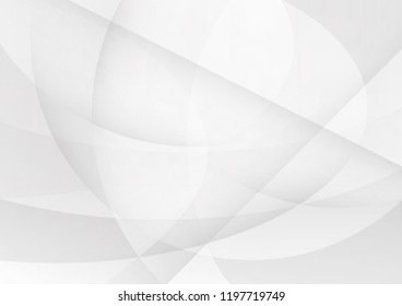 Abstract White and gray color technology modern background design vector Illustration
