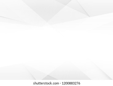 Abstrakte Weiß- und Grau-Farbtechnologie Moderne Hintergrunddesign-Vektorillustration Illustration