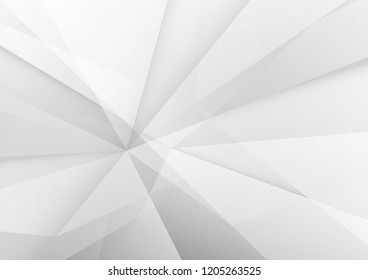 Abstract white and gray color technology modern background design vector Illustration.