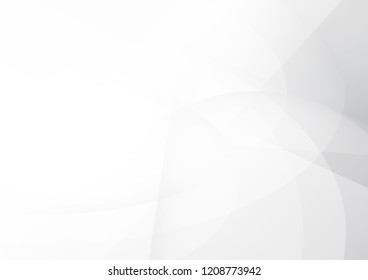 Abstract white and gray color technology modern background design vector Illustration
