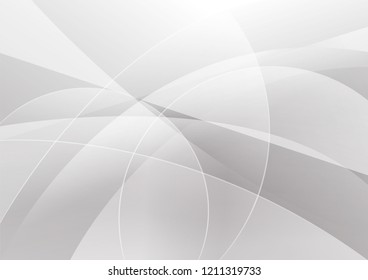 Abstract white and gray color technology modern background design vector Illustration.