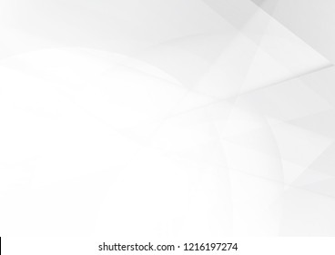 Abstract white and gray color technology modern background design vector Illustration
