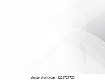 Abstract white and gray color technology modern background design vector Illustration