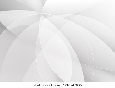 Abstract white and gray color technology modern background design vector Illustration.