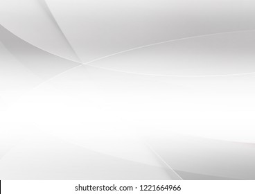 Abstract white and gray color technology modern background design vector Illustration
