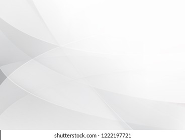 Abstract white and gray color technology modern background design vector Illustration
