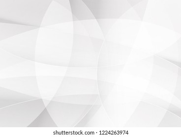 Abstract white and gray color technology modern background design vector Illustration.