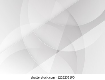 Abstract white and gray color technology modern background design vector Illustration.