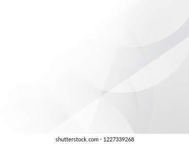 Abstract white and gray color technology modern background design vector Illustration.