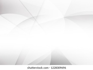 Abstract white and gray color technology modern background design vector Illustration.