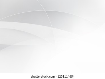 Abstract white and gray color technology modern background design vector Illustration.