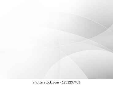 Abstract white and gray color technology modern background design vector Illustration.