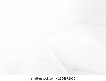 Abstract white and gray color technology modern background design vector Illustration