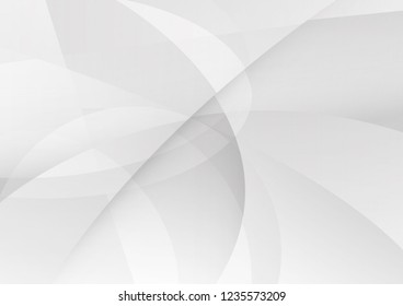 Abstract white and gray color technology modern background design vector Illustration