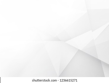Abstract white and gray color technology modern background design vector Illustration