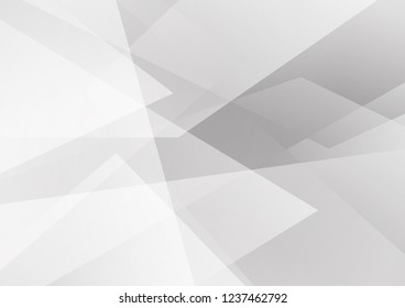 Abstract white and gray color technology modern background design vector Illustration
