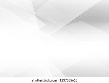 Abstract white and gray color technology modern background design vector Illustration