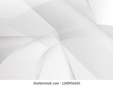 Abstract white and gray color technology modern background design vector Illustration