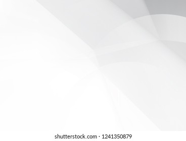 Abstract white and gray color technology modern background design vector Illustration