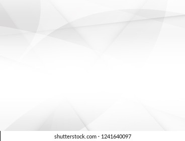 Abstract white and gray color technology modern background design vector Illustration.