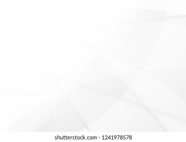 Abstract white and gray color technology modern background design vector Illustration.
