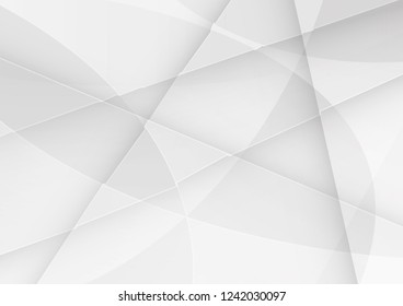 Abstract white and gray color technology modern background design vector Illustration