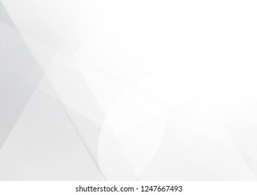 Abstract white and gray color technology modern background design vector Illustration