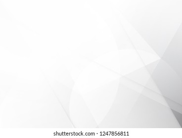 Abstract white and gray color technology modern background design vector Illustration
