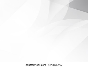Abstract white and gray color technology modern background design vector Illustration