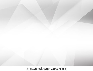 Abstract white and gray color technology modern background design vector Illustration