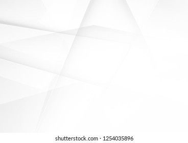 Abstract white and gray color technology modern background design vector Illustration