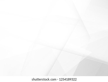 Abstract white and gray color technology modern background design vector Illustration