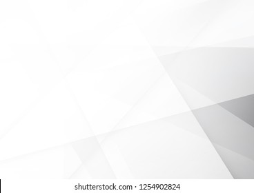Abstract white and gray color technology modern background design vector Illustration