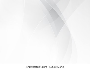 Abstract white and gray color technology modern background design vector Illustration.