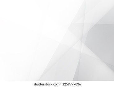 Abstract white and gray color technology modern background design vector Illustration.