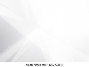 Abstract white and gray color technology modern background design vector Illustration.