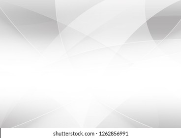 Abstract white and gray color technology modern background design vector Illustration.