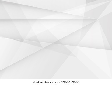Abstract White and gray color technology modern background design vector Illustration.
