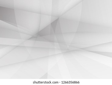 Abstract White and gray color technology modern background design vector Illustration.