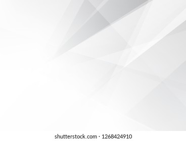 Abstract White and gray color technology modern background design vector Illustration.