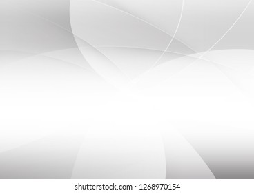Abstract White and gray color technology modern background design vector Illustration.