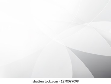 Abstract White and gray color technology modern background design vector Illustration.
