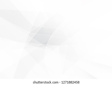 Abstract White and gray color technology modern background design vector Illustration.